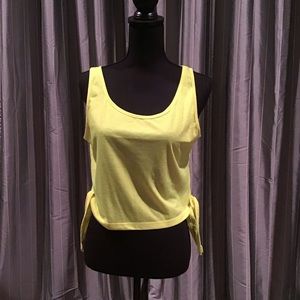 Neon Green crop tank